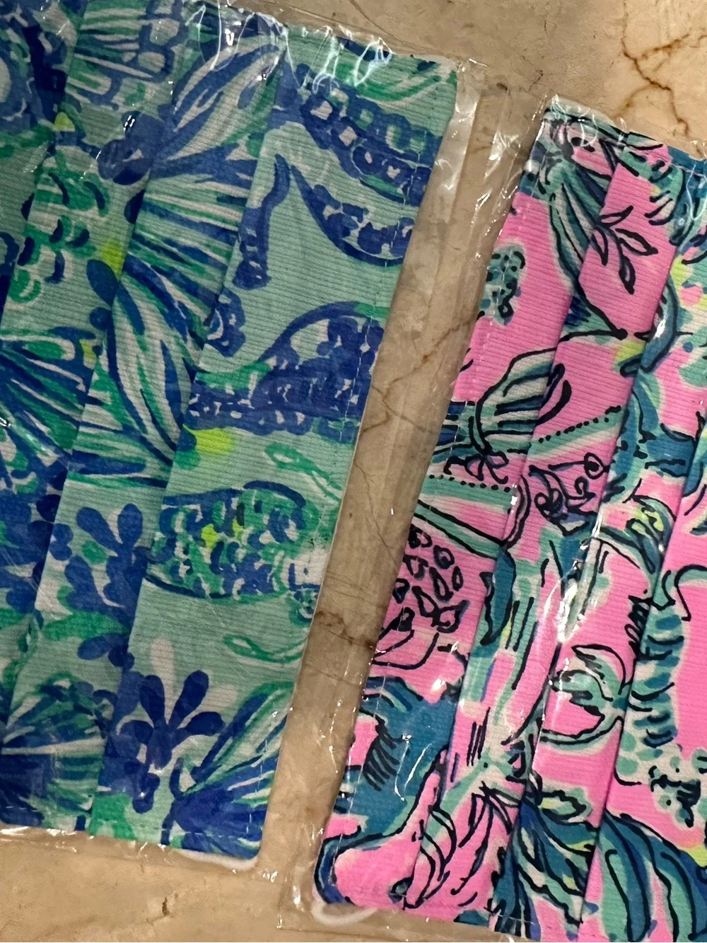 Lilly Pulitzer Face Masks X 2 New In Package